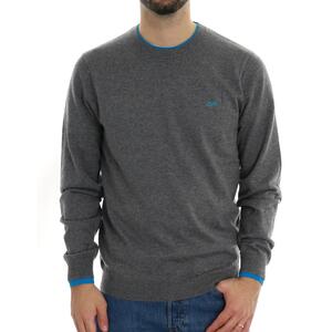 MAGLIA CONTRASTI SUN68 GRIGIO